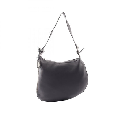 フェンディ FENDI セレリア ショルダーバッグ バッグ レザー レディース ブラック系 【中古】