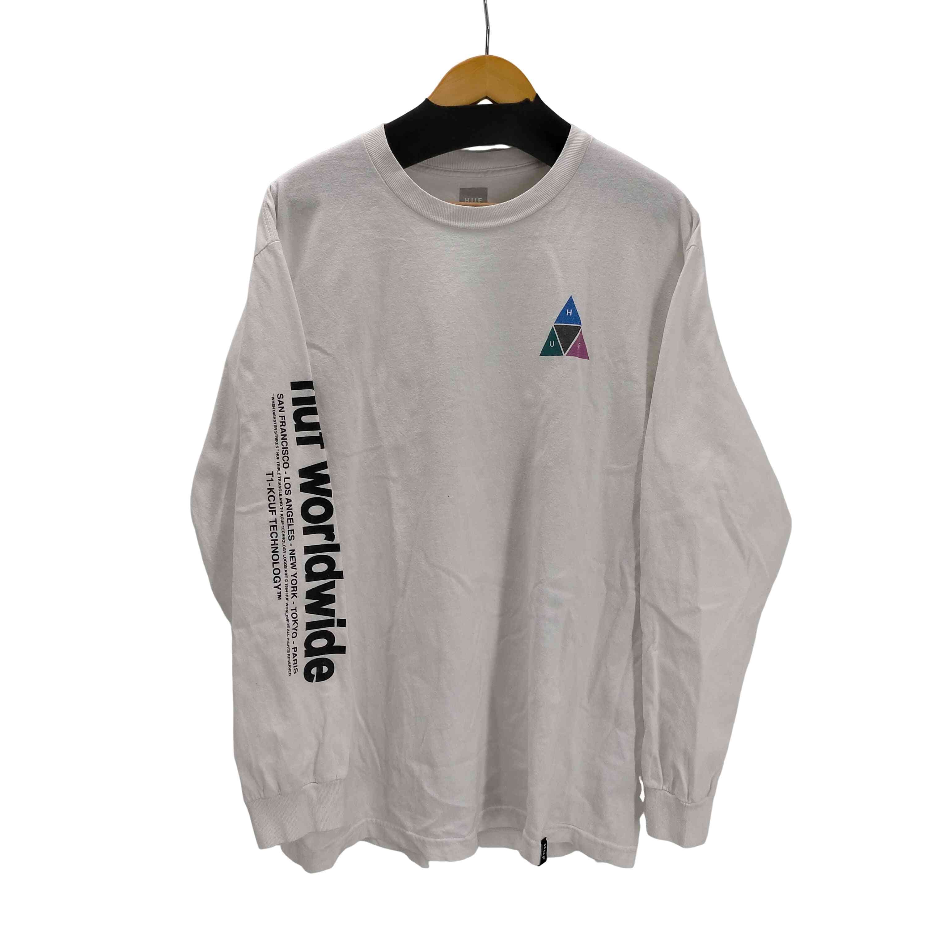 PRISM TRIPLE TRIANGLE LONG SLEEVE T-SHIRT プリズム トリプル トライアングル ロングスリーブ Tシャツ【1141941601020】