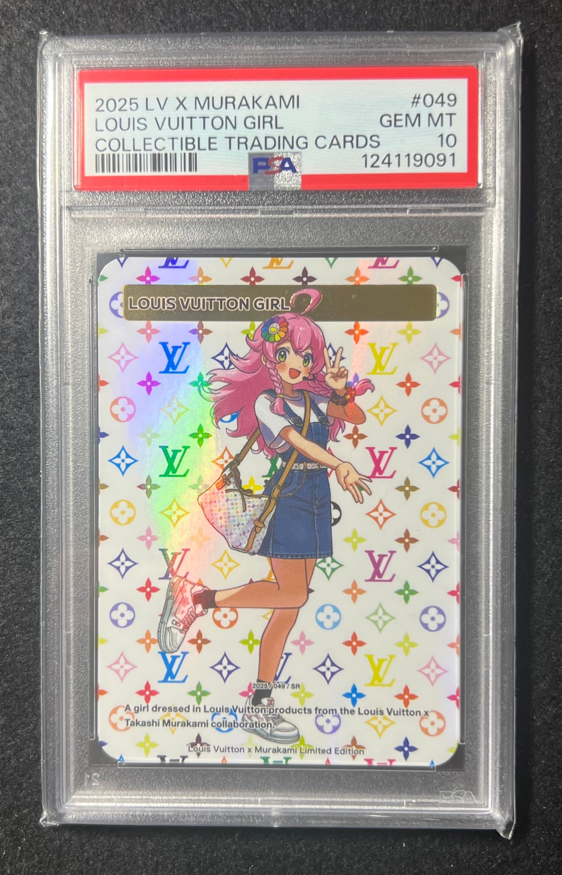 PSA10】ルイヴィトンガール SR [2025 / 049](ルイヴィトン x 村上隆