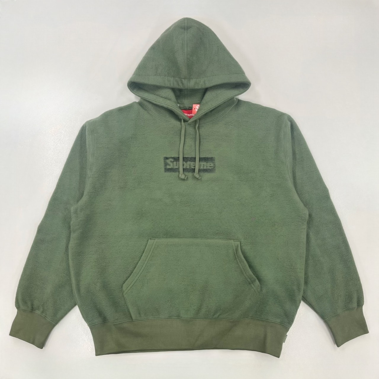 Supreme Inside Out Box Logo Hooded Sweatshirt "Light Olive"