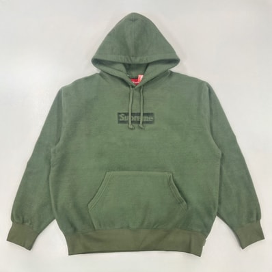 Supreme Inside Out Box Logo Hooded Sweatshirt "Light Olive"