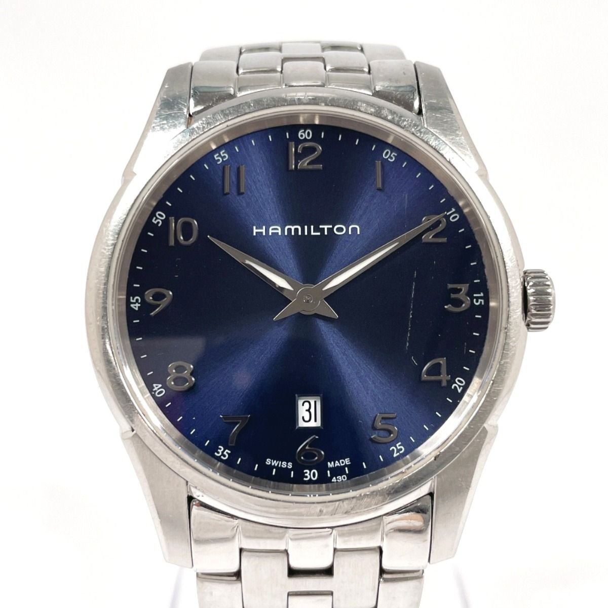 ハミルトン 腕時計 ジャズマスター シンライン H385111 シルバ