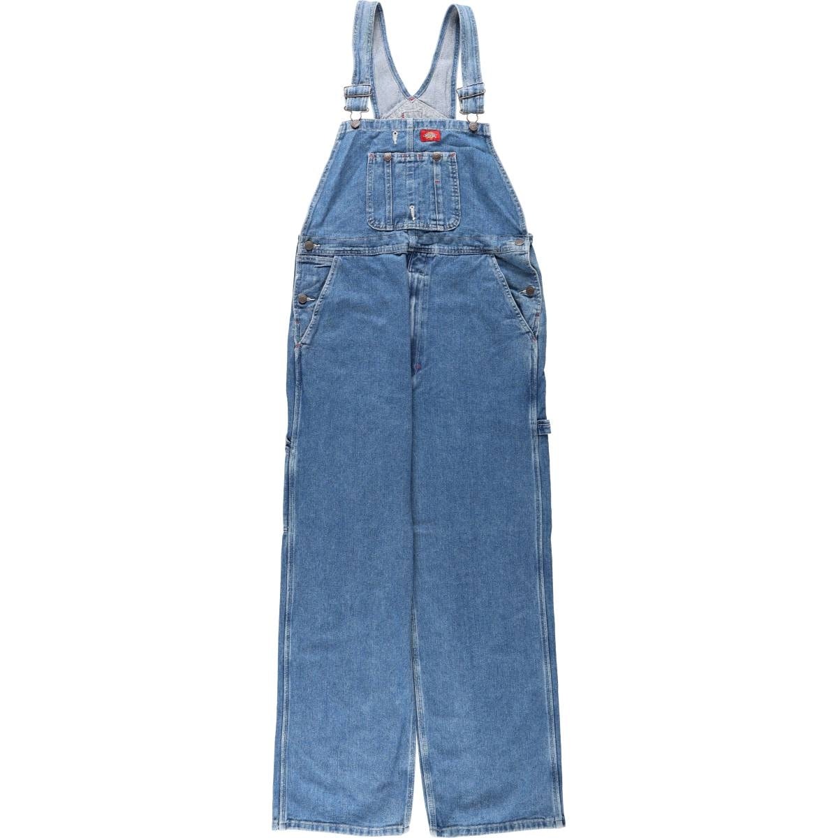 古着 ディッキーズ Dickies デニムオーバーオール メンズw36相当/eaa656765
