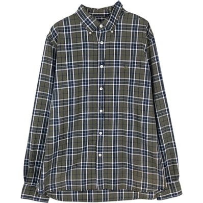 古着 ブルックスブラザーズ Brooks Brothers RED FLEECE 長袖 ボタンダウンチェックシャツ メンズL相当/eaa495561