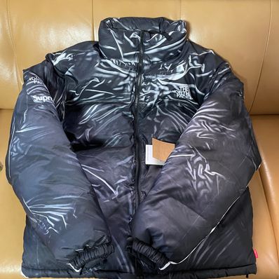 Supreme x The North Face Trompe Loeil Printed Nuptse Jacket "Black"