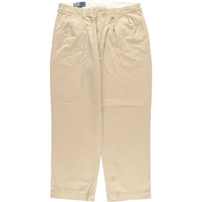 古着 ラルフローレン Ralph Lauren POLO by Ralph Lauren ANDREW PANT ツータック チノパンツ メンズw36相当/eaa613988