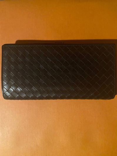 Bottega Veneta Long Wallet With Coin Purse "Camping"