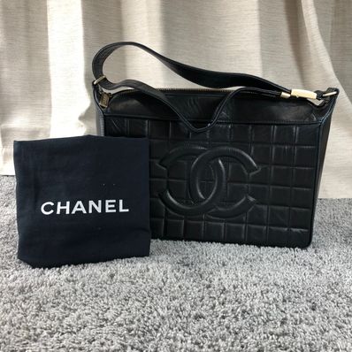 シャネル チョコバー デカマトラッセ ハンドバッグ