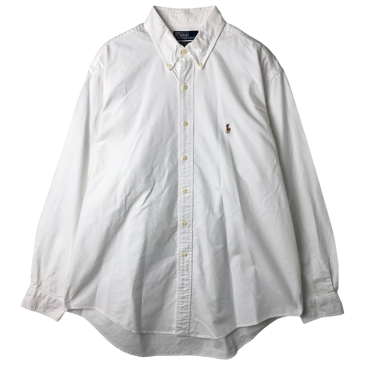 古着 ラルフローレン Ralph Lauren YARMOUTH 長袖 ボタンダウンシャツ メンズXL相当/eaa609623