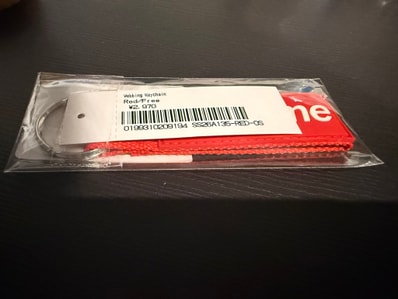 Supreme Webbing Keychain (26SS) "Red"