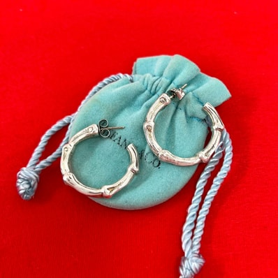 TIFFANY&Co. ティファニー バンブー フープ ピアス シルバー925 ピアス シルバー
87076