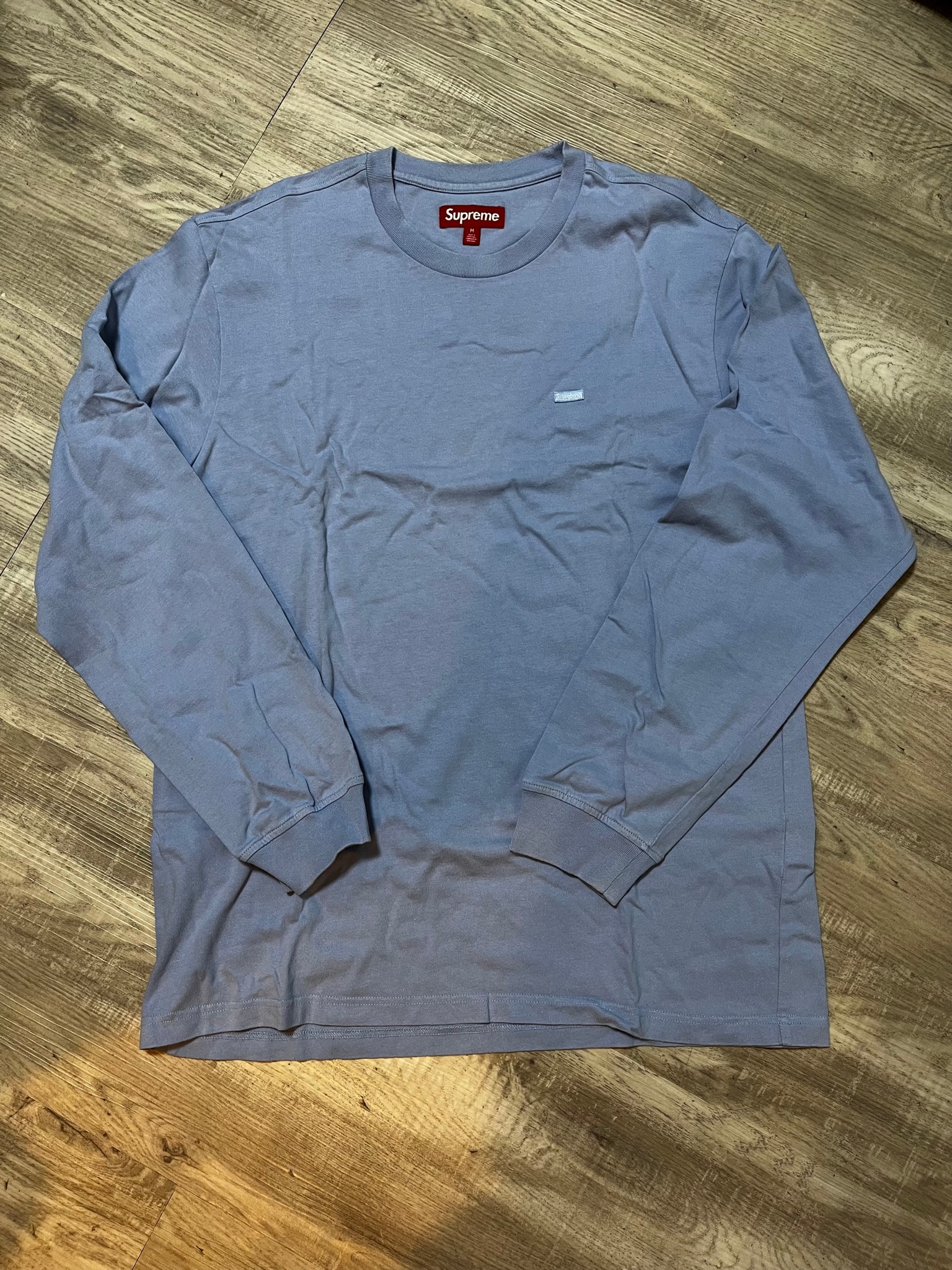 Supreme Small Box L/S Tee "Lavender"(23FW)