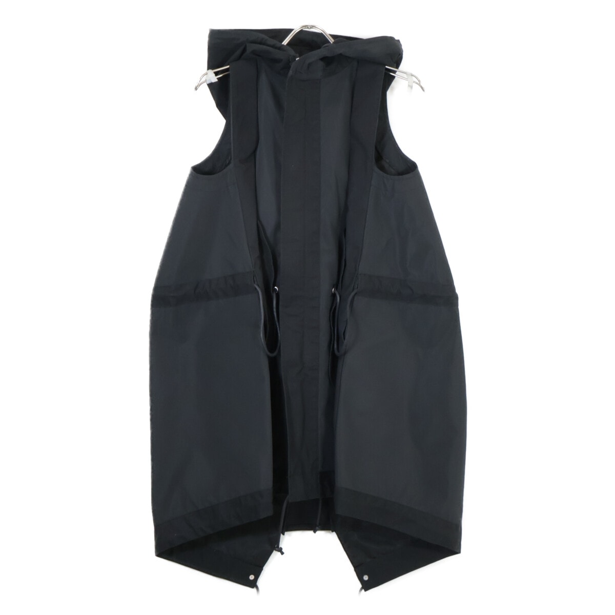 サカイ 24-07215 24SS ﾌﾞﾗｯｸ Taffeta Blouson ﾐﾘﾀﾘｰﾌｰﾃﾞｯﾄﾞﾍﾞｽﾄ ｼﾞｬｹｯﾄ 1