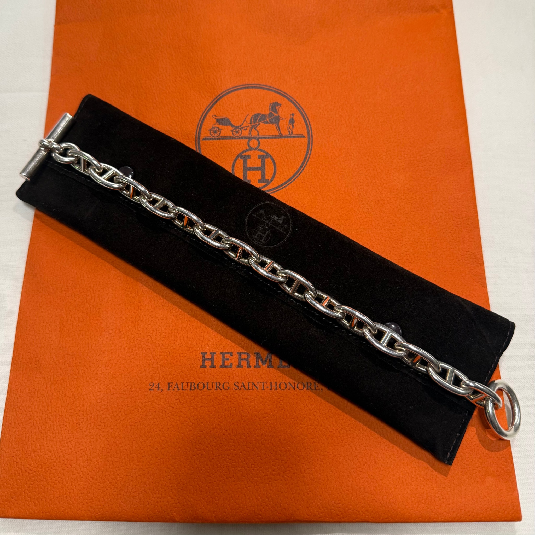 Hermes Chaine D'ancre GM Bracelet "Silver"