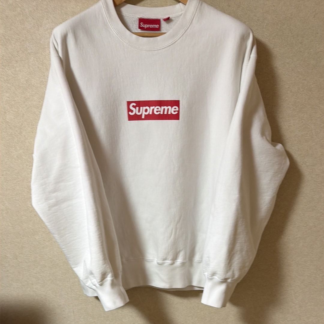 Supreme Washed Box Logo Crewneck 