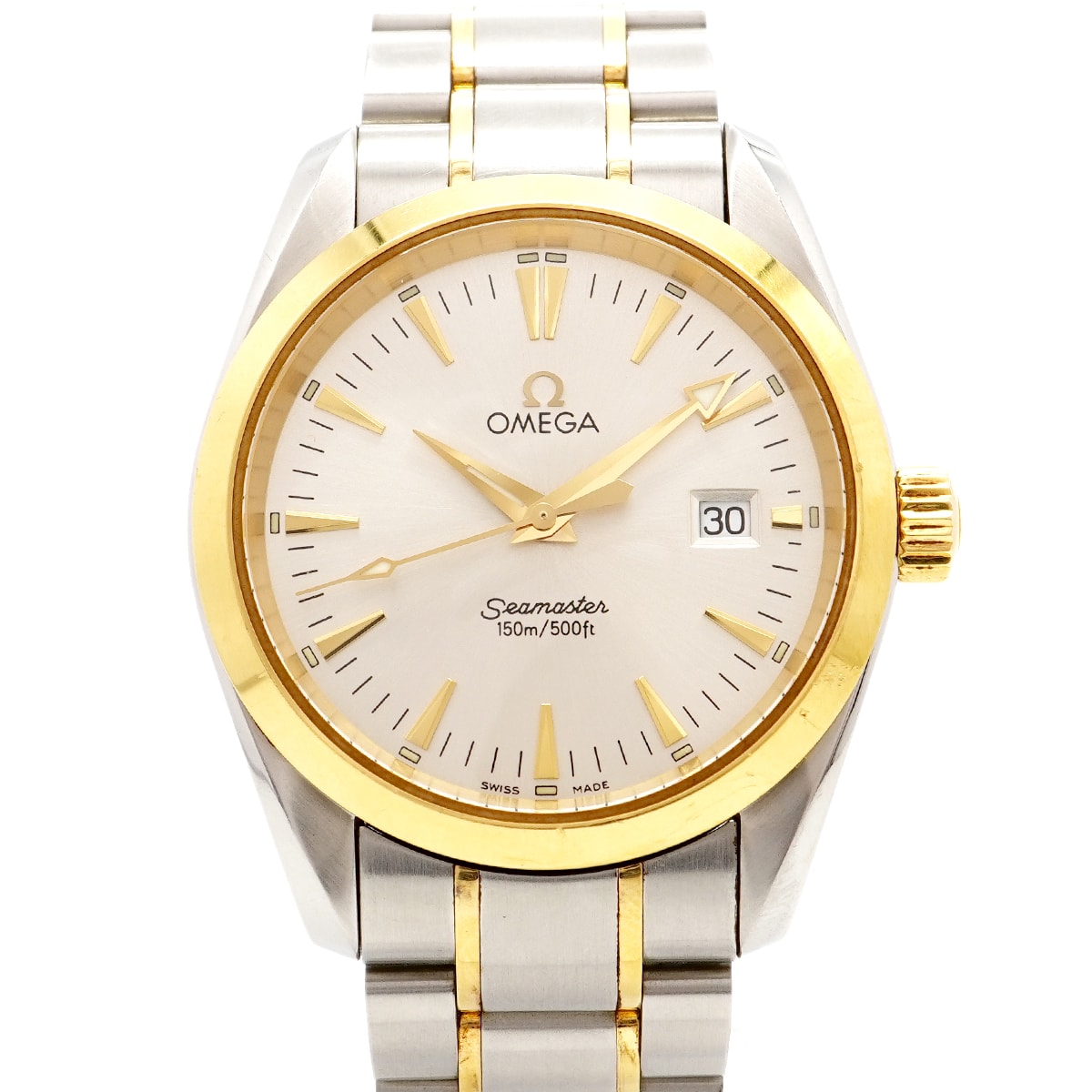 ★最終価格【6wcb0155】オメガ シーマスター 2318.30 シルバー文字盤【中古】腕時計 メンズ