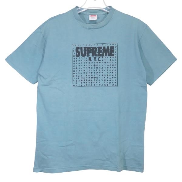 SUPREME シュプリーム 12SS ZODIAC TEE ゾディアック Tシャツ スレート ブルー ショートスリーブ カットソー 半袖 サイズM