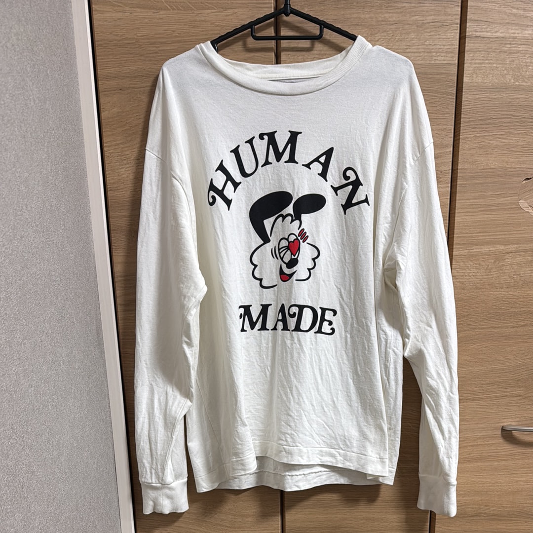 HUMAN MADE GDC Valentine's Day L/S T-Shirt "White" / VERDY