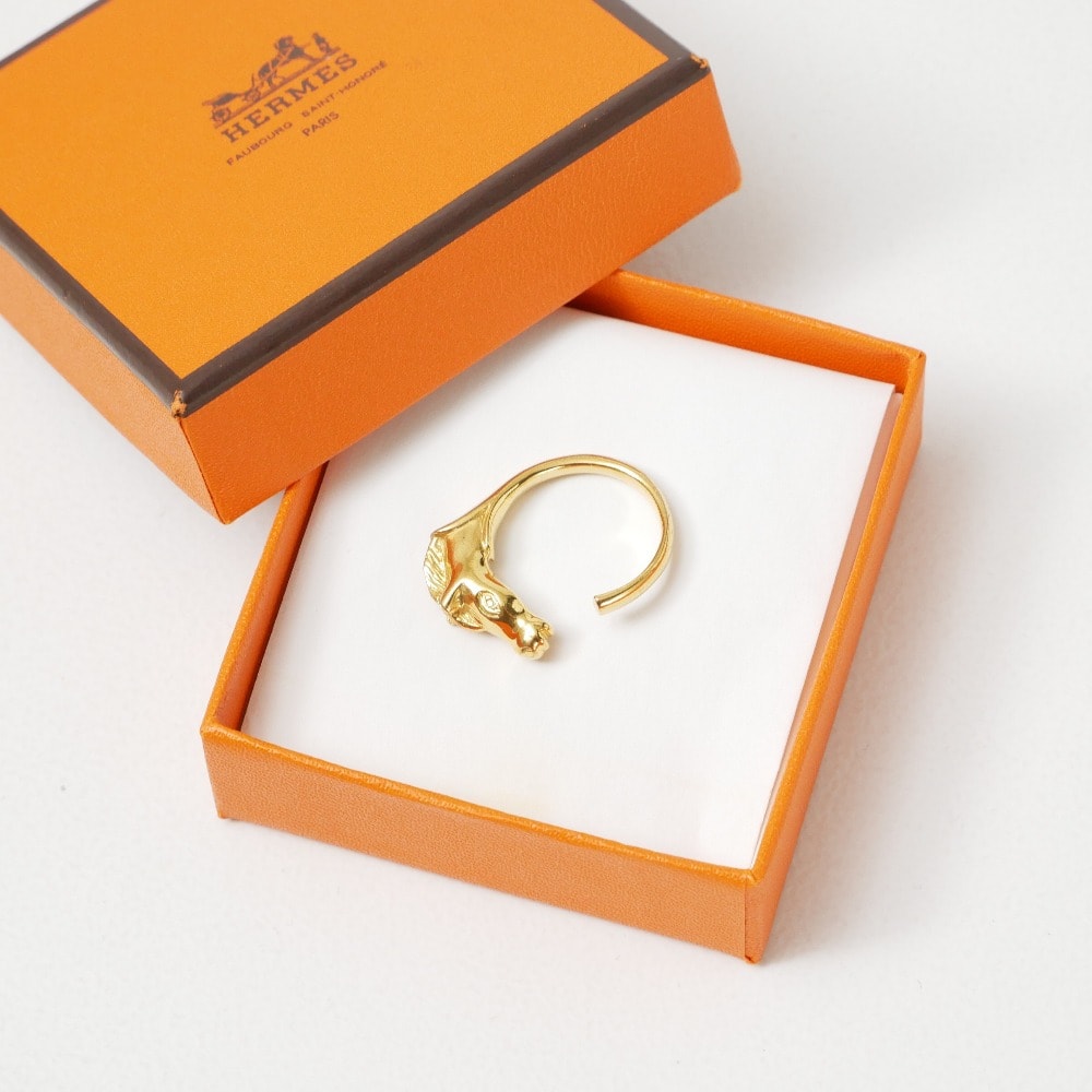 HERMES エルメス リング・指輪 シュバルホースリング ブランド古着【中古】20260805/RB0320
