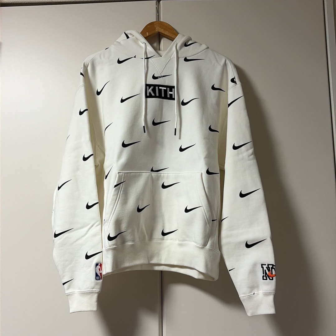 KITH x Nike for New York Knicks AOP Hoodie "White"