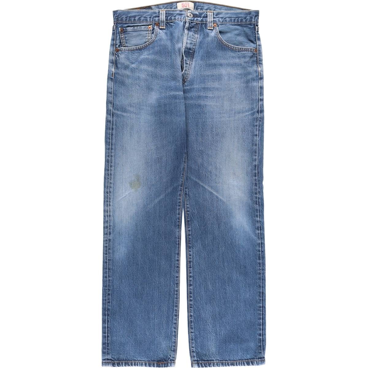 古着 リーバイス Levi's 501 STRAIGHT LEG BUTTON-FLY ストレートデニムパンツ メンズw35相当/eaa610891