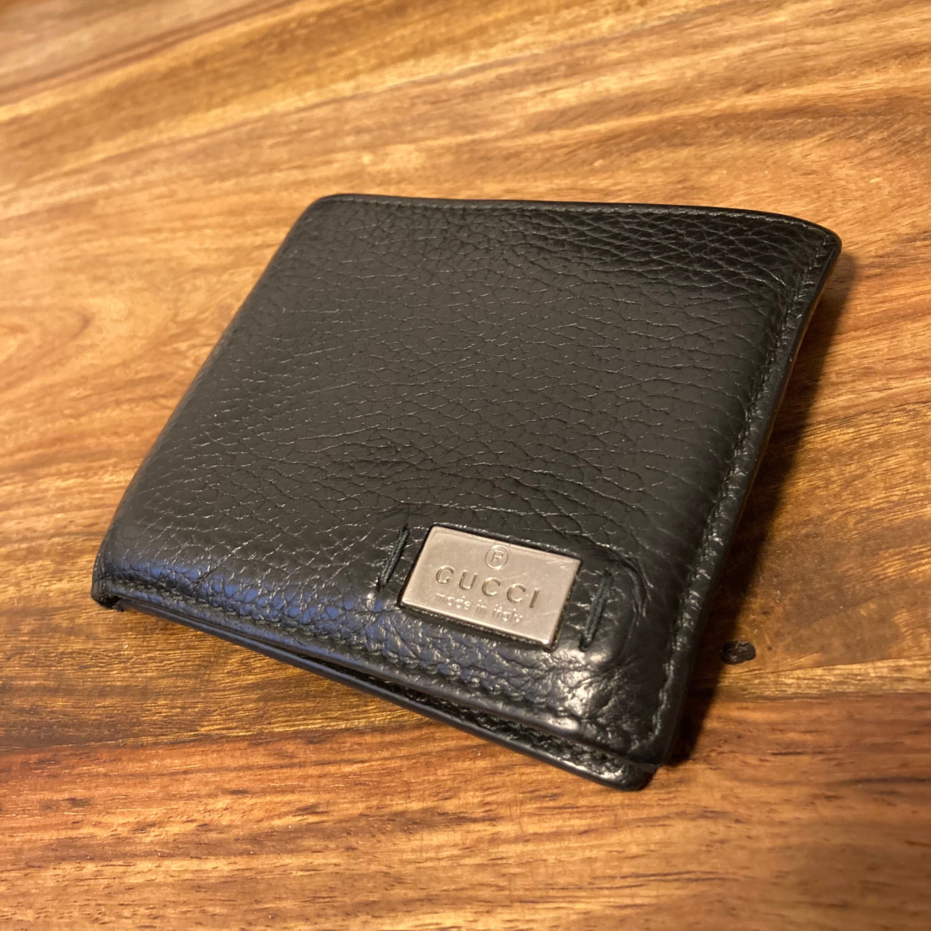 GUCCI 折り財布 ブラック レザー