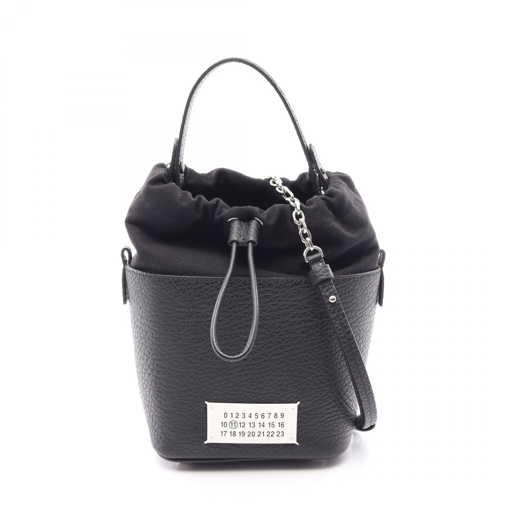 メゾン マルジェラ Maison Margiela 5AC バケットバッグ 2WAY ハンドバッグ バッグ レザー レディース ブラック系 S61WG0035P4348T8013 【中古】