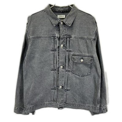 ロンハーマン 25SS 4120400030 色落ち Black Denim Jacket XL