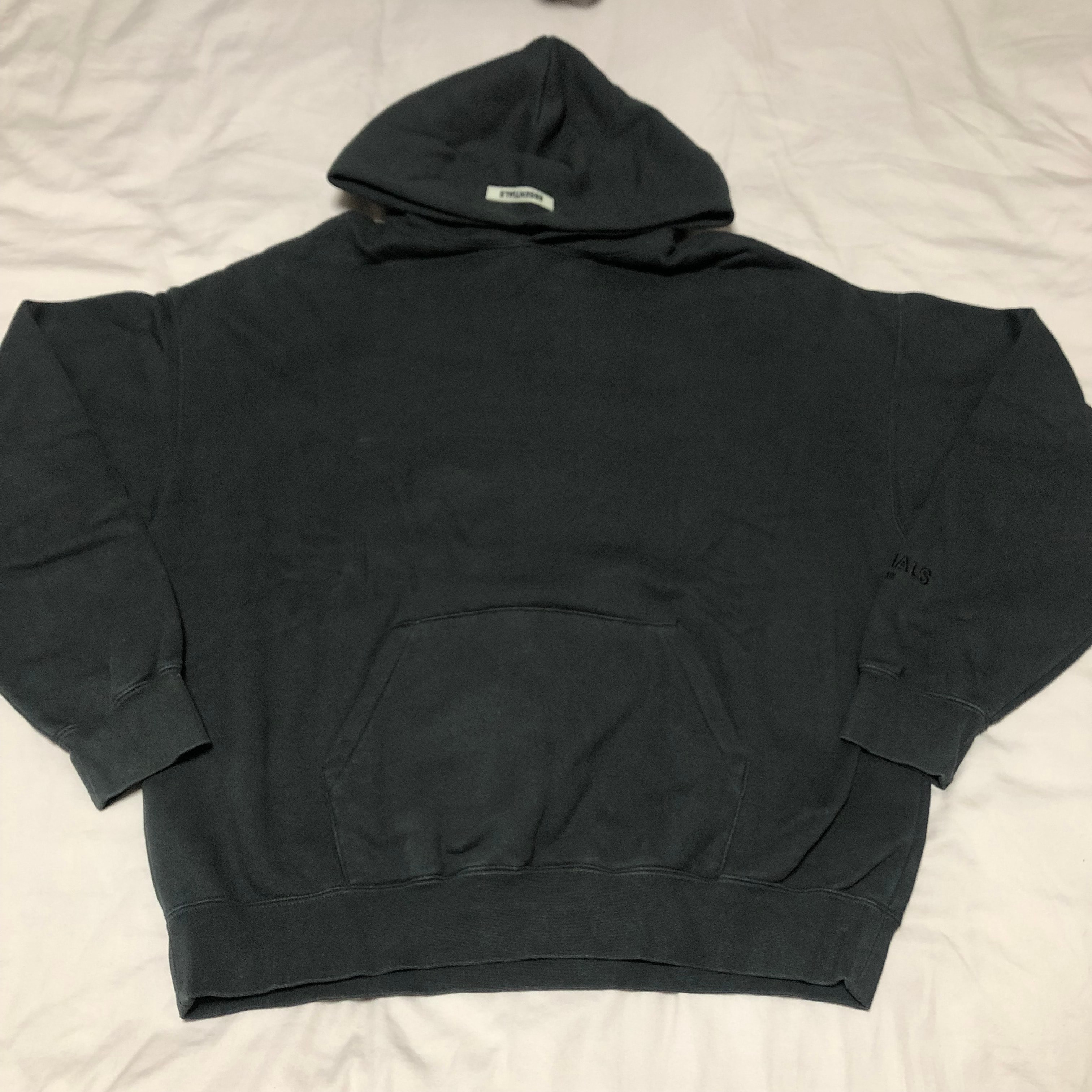FEAR OF GOD ESSENTIALS 3M logo Pullover Hoodie "Black"