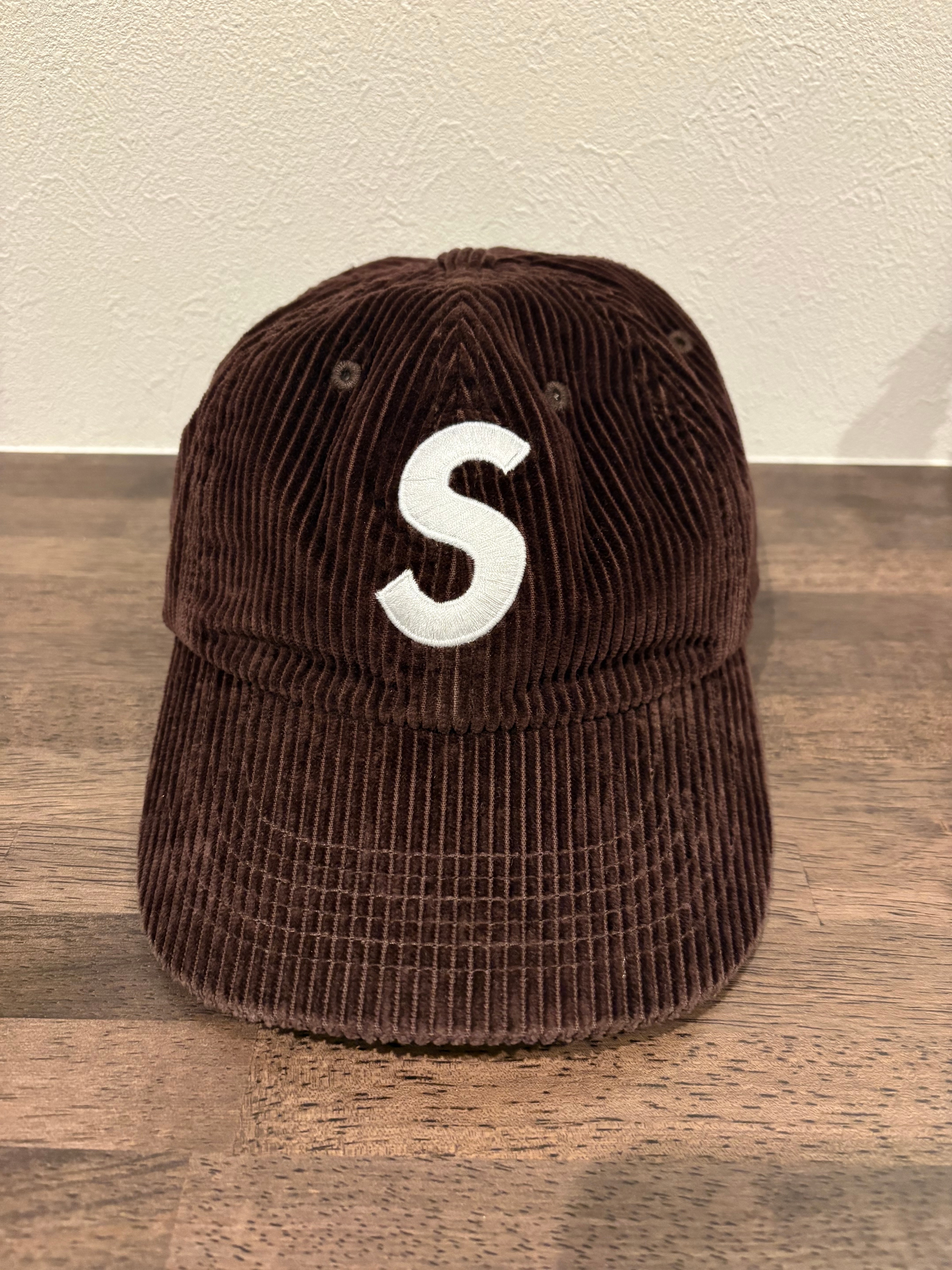 Supreme Corduroy S Logo 6-Panel "Dark Brown"