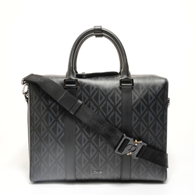 ディオール Dior ランゴCDダイヤモンド 2WAYビジネスバッグ ハンドバッグ【中古】
