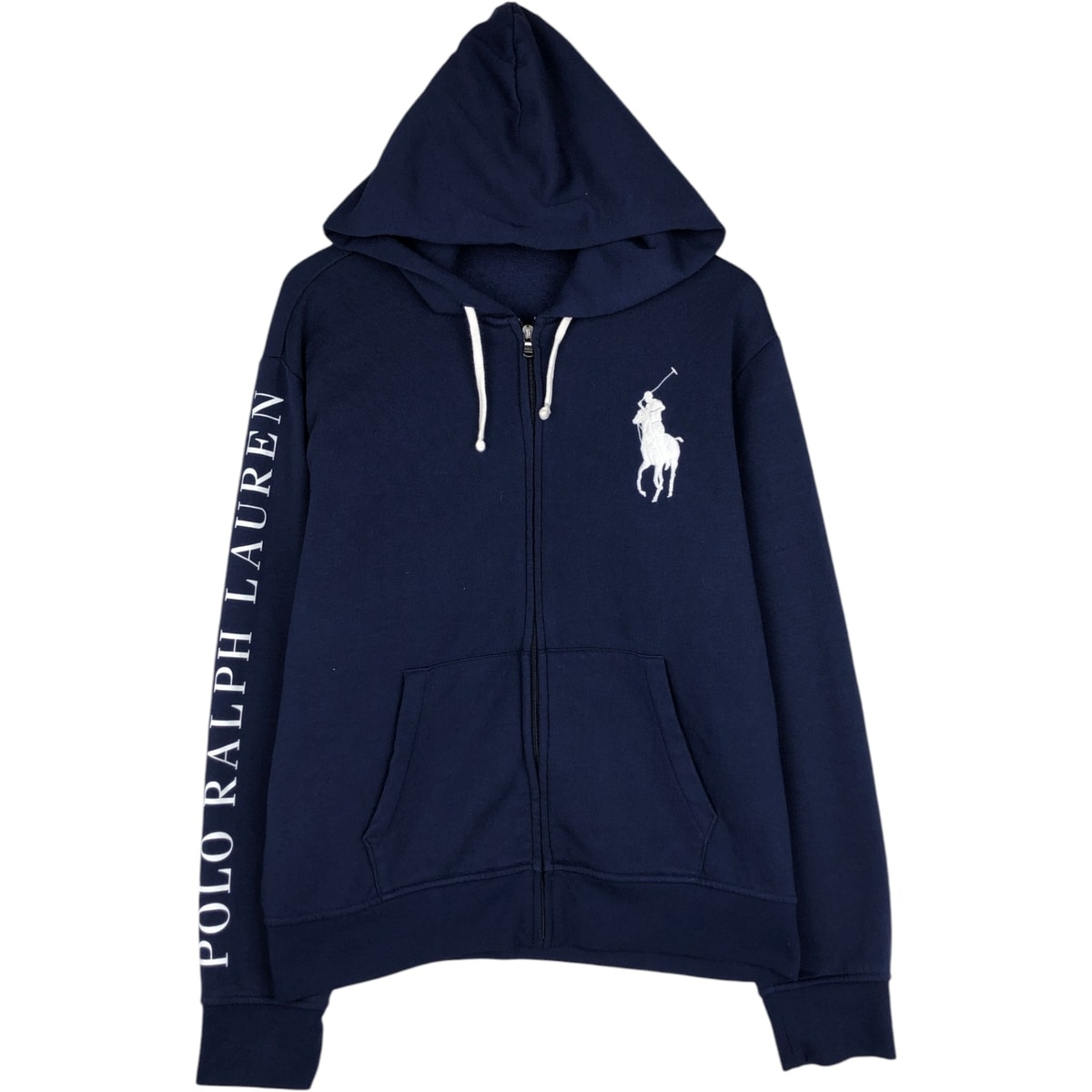 古着 ラルフローレン Ralph Lauren POLO RALPH LAUREN ビッグポニー スウェットフルジップパーカー メンズL相当/eaa633054