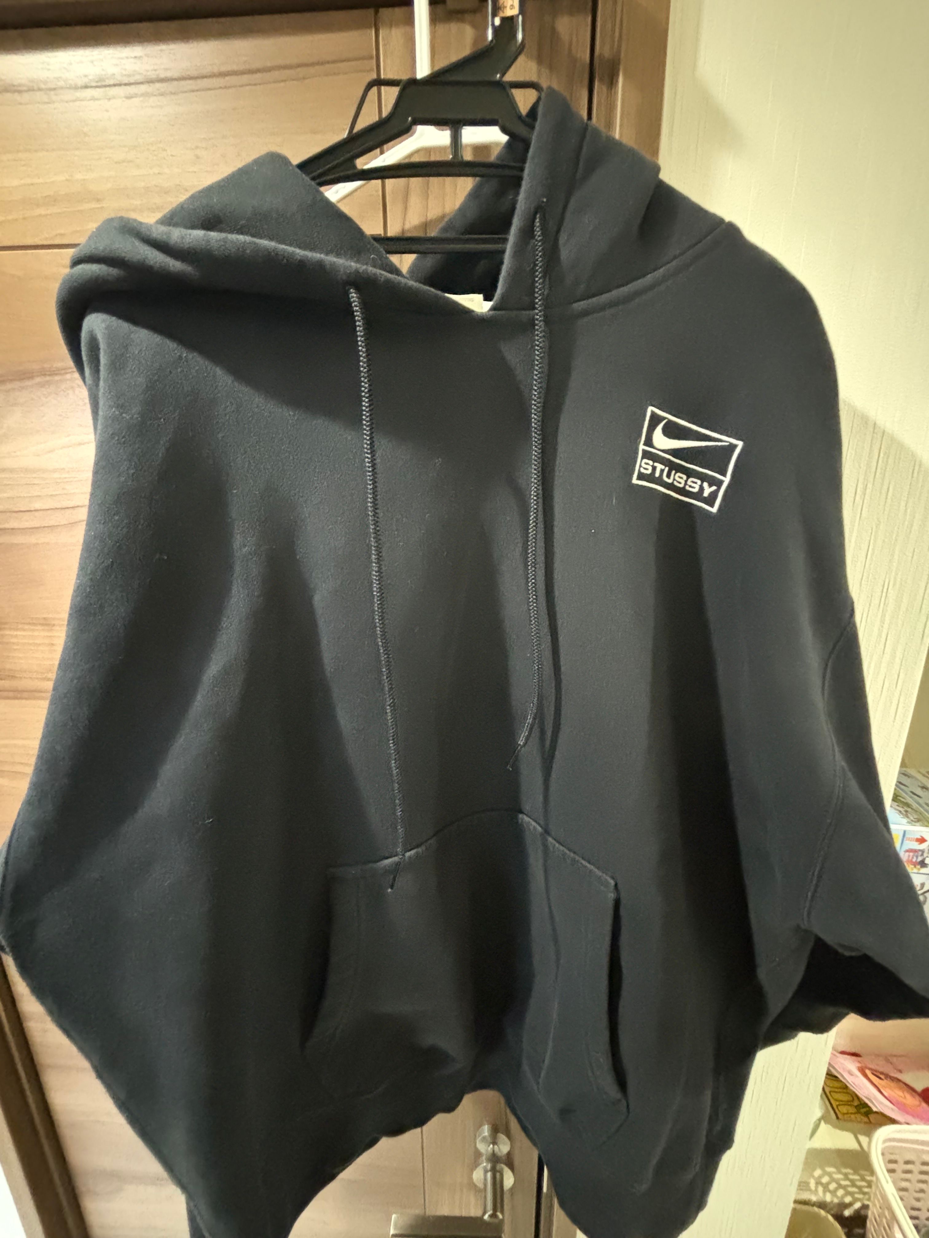 Stussy × Nike NRG Washed Hoodie (US Size) "Black" DN4028-010