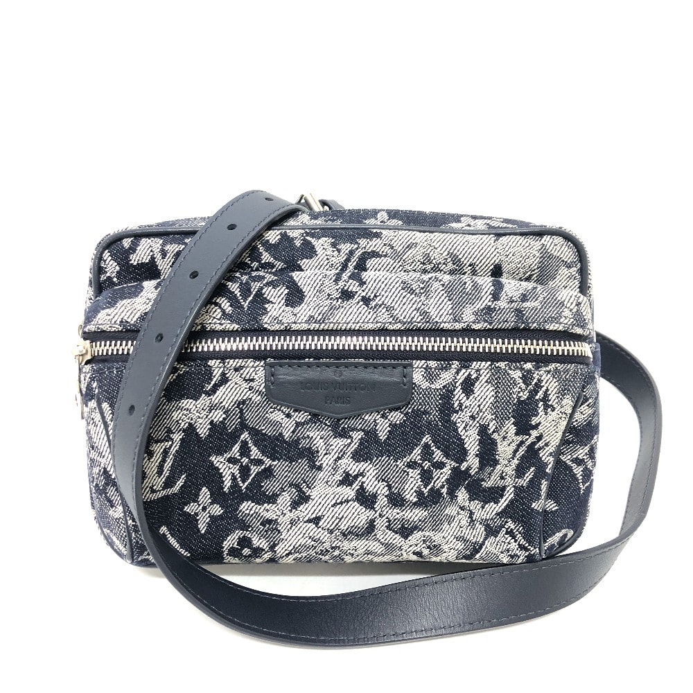 ルイヴィトン LOUIS VUITTON バムバック M57281 モノグラムタペストリー ワンショルダーバッグ ボディバッグ キャンバス ネイビー
