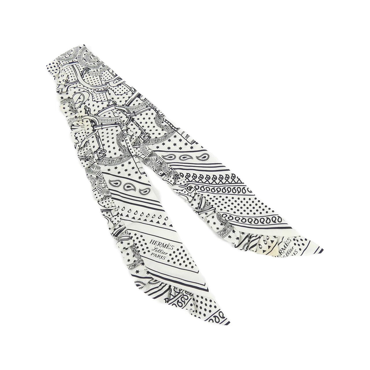 エルメス EPERON D'OR BANDANA ツイリー フリル 852978S スカーフ