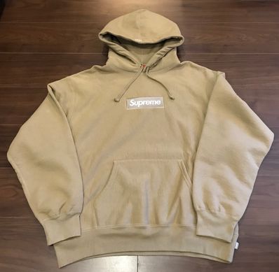 Supreme Box Logo Hooded Sweatshirt "Dark Sand" (23FW)