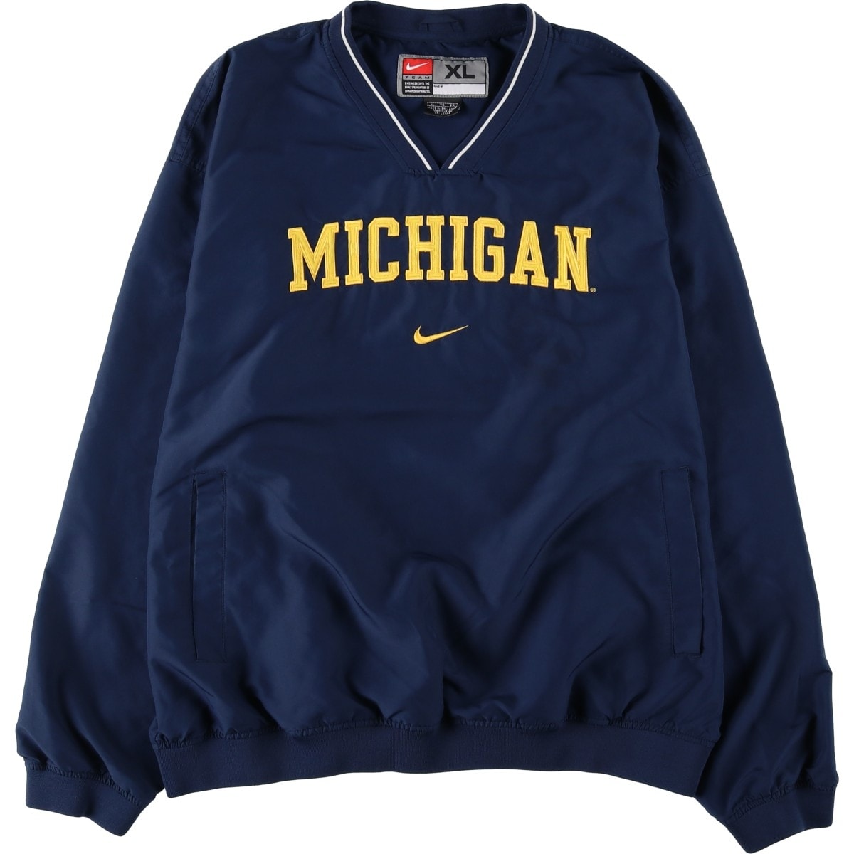ミシガン大学　Nike ウェア D (傷や汚れあり)】古着 00年代 ナイキ NIKE TEAM MICHIGAN ミシガン