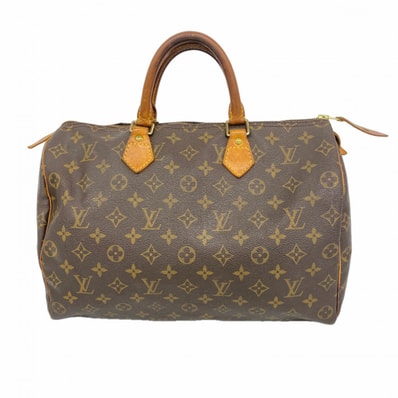 【6db2122】ルイヴィトン ハンドバッグ モノグラム スピーディ35 M41107 ブラウン【中古】レディース