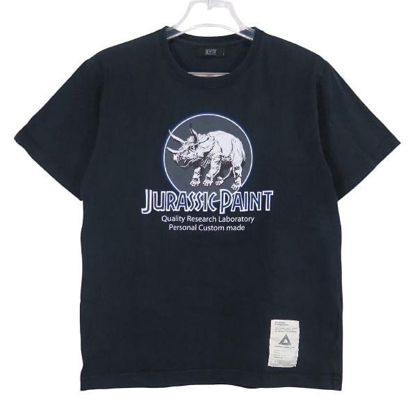 NEIGHBORHOOD ネイバーフッド SVG JURASSIC PAINT TEE ジュラシック Tシャツ ブラック ショートスリーブ カットソー 半袖 サイズ1(S)