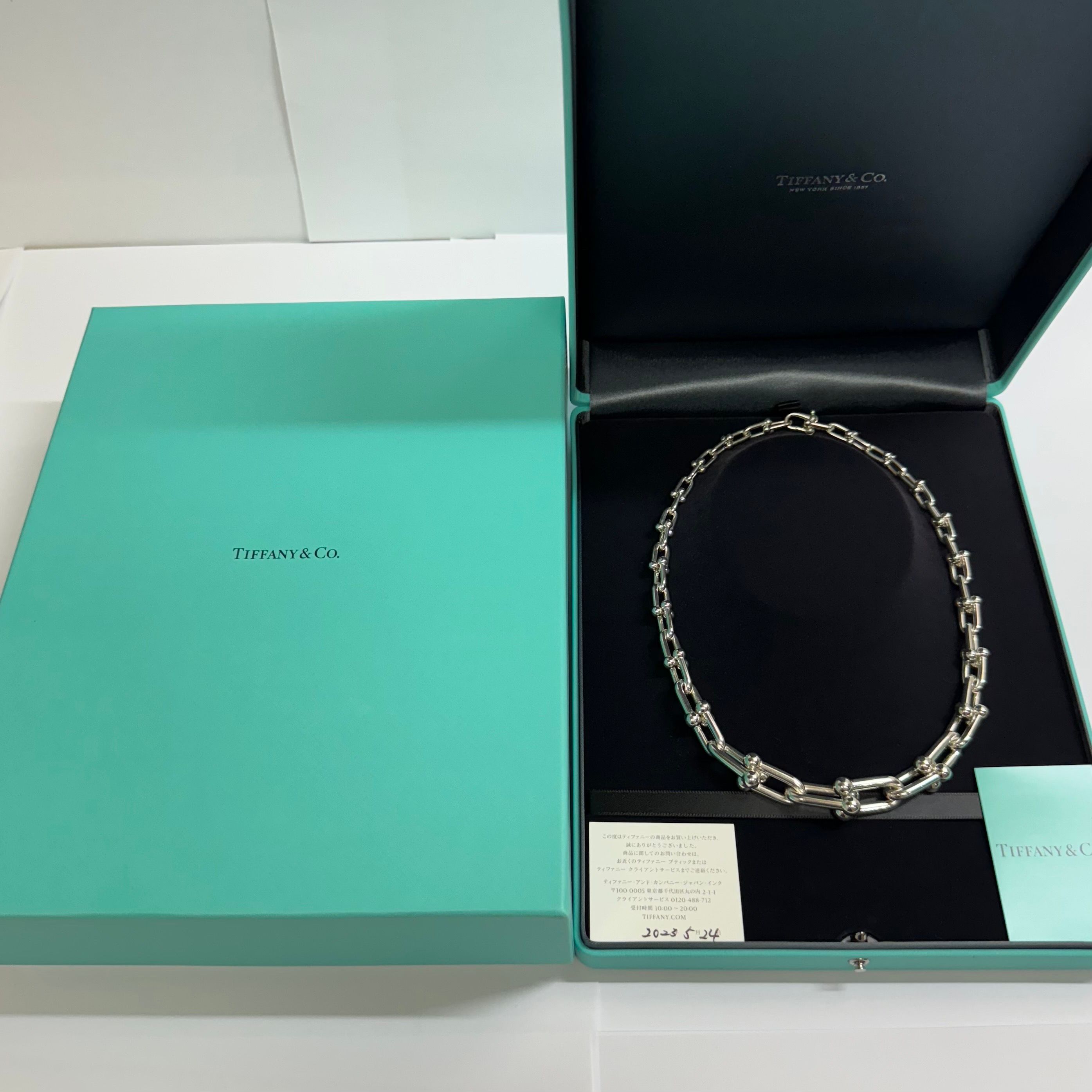 Tiffany & Co. HardWear Graduated Link Necklace "Silver"