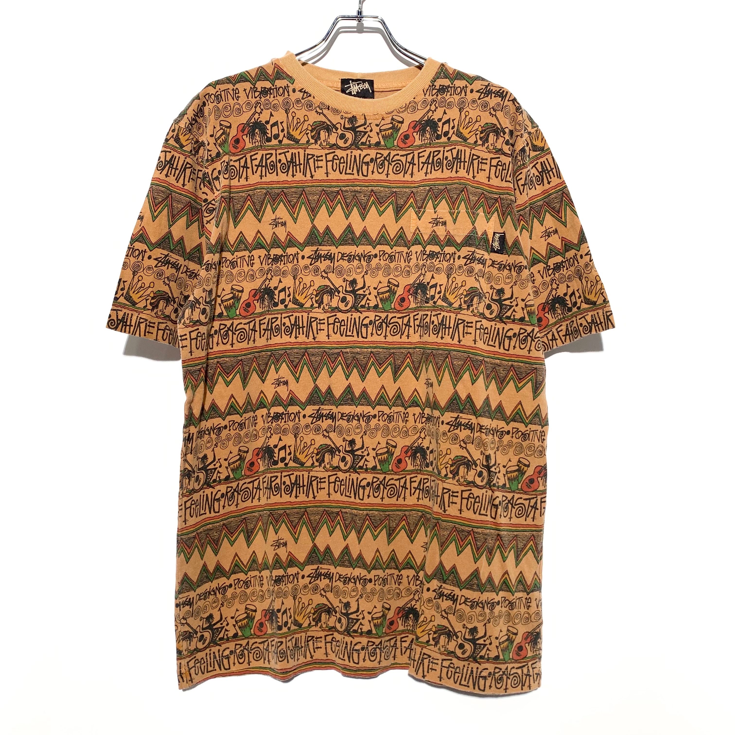STUSSY IRIE BAND Tee brown 00S USA