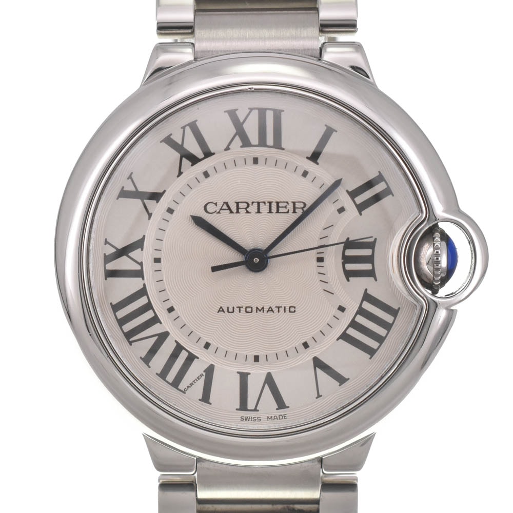 値下 カルティエ CARTIER W6920046 バロンブルー 36mm 自動巻き ユニセックス 美品 □#139941