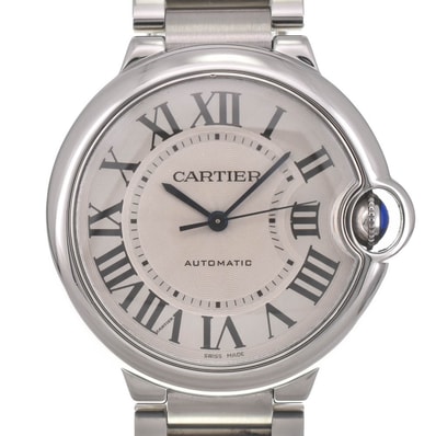 値下 カルティエ CARTIER W6920046 バロンブルー 36mm 自動巻き ユニセックス 美品 □#139941