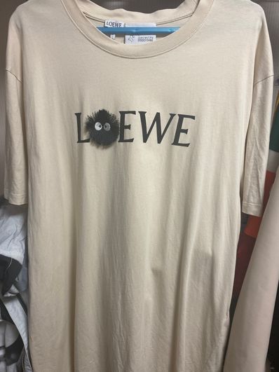 LOEWE x My Neighbor Totoro Dust Bunnies T-shirt In Cotton "Ecru"