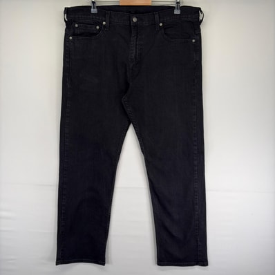 古着 リーバイス Levi's デニム パンツ ブラックデニム ストレート ジッパーフライ 5ポケット Gパン 569 W38 L34 ブラック系 メンズ