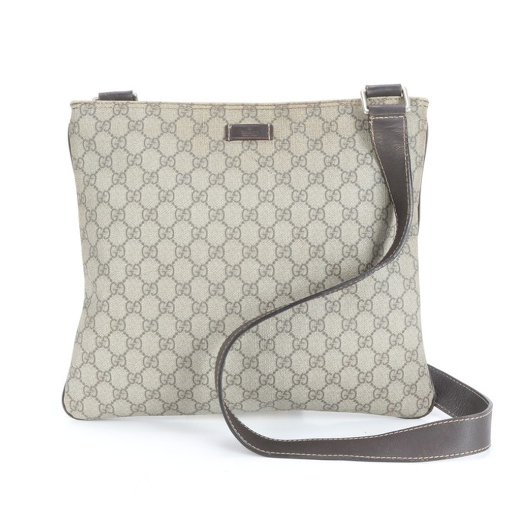 ■極美品 グッチ GGスプリーム 186232 ショルダーバッグ