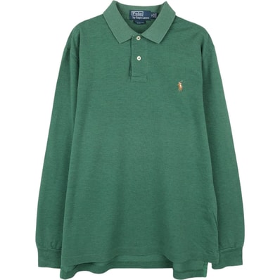 古着 ラルフローレン Ralph Lauren POLO by Ralph Lauren CUSTOM FIT 長袖 ポロシャツ メンズM相当/eaa667171