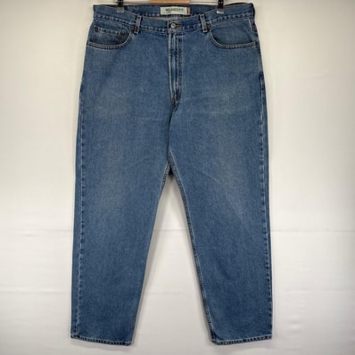 古着 リーバイス Levi's デニム パンツ Gパン 5ポケット ジッパーフライ 大きいサイズ 550 テーパード W40 L34 ブルー系 メンズ