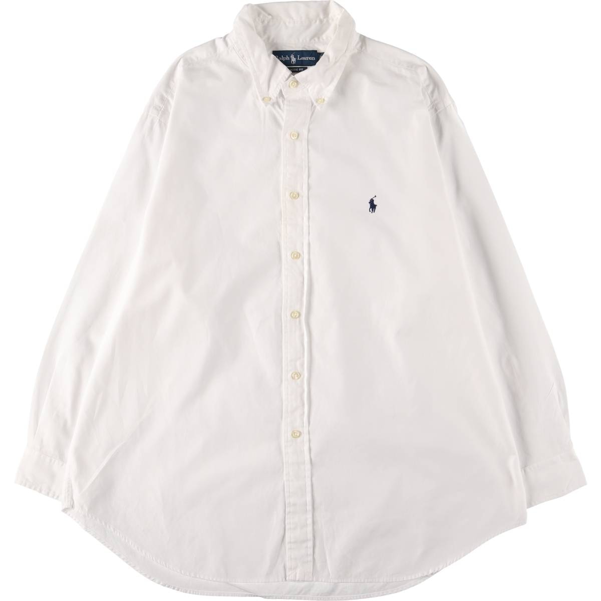 古着 ラルフローレン Ralph Lauren CLASSIC FIT クラシックフィット 長袖 ボタンダウンシャツ メンズXXXL相当/eaa533555