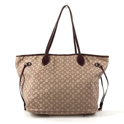 ルイヴィトン LOUIS VUITTON ネヴァーフルMM ネヴァーフル MM M40515 モノグラムイディール トートバッグ 肩掛け カバン ショルダーバッグ モノグラムイディール セピア レッド